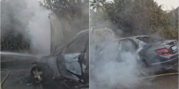 Panik në Tiranë, automjeti zjarri në lëvizje, asnjë raport për të lënduar.