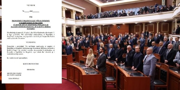 Qeveria jep miratimin për anëtarësimin e Shqipërisë në Bordin e Paqes, publikohet marrëveshja që do të ndiqet nga një votim në Kuvend nesër.