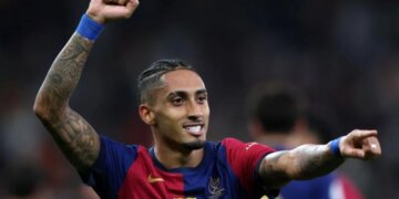 Raphinha shpallet lojtari më i mirë i vitit 2025 nga fansat, pasi humbi Topin e Artë dhe FIFA The Best.