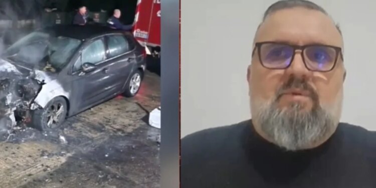 Revenge: Automjeti i bashkëshortes përfshihet nga flakët, ish-drejtori i burgut të Reçit thotë: Fëmijët e mi ishin dëshmitarë të ngjarjes.