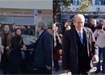 Sali Berisha paraqitet në SPAK, kreu i PD përmbush masën e detyrueshme të paraqitjes, pritet nga deputetët demokratë dhe mbështetësit.