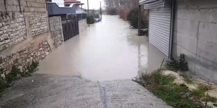 Shiu në Berat: 15 shtëpi të përmbytera në Dimal, 6 familje të evakuuara