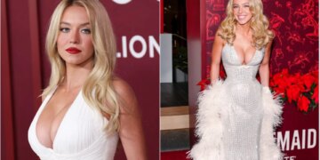 Sydney Sweeney shfaqet e guximshme, aktorja e njohur bën një paraqitje provokuese për të promovuar…