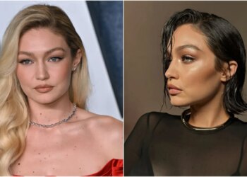Transformimi i Gigi Hadid, modelja e njohur, në një brunë tërheqëse.