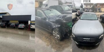 Arrestohet 50-vjeçari në Patos, i akuzuar për çmontimin e makinave të kontrabanduara dhe shitjen e pjesëve të tyre