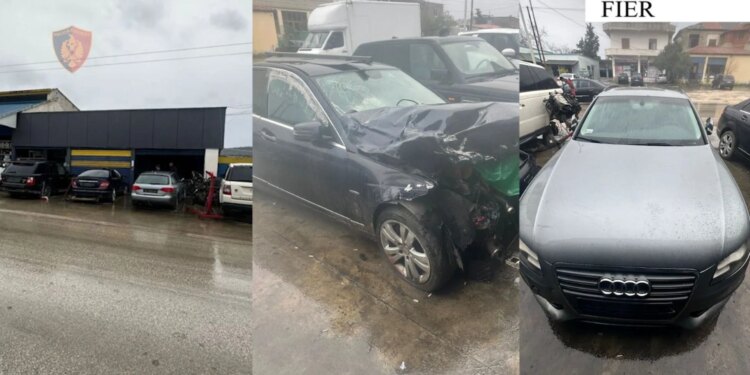 Arrestohet 50-vjeçari në Patos, i akuzuar për çmontimin e makinave të kontrabanduara dhe shitjen e pjesëve të tyre