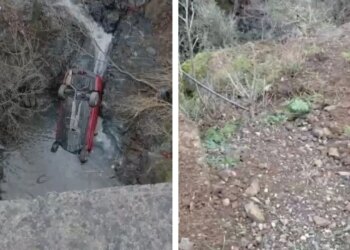 Automjeti përfundon në përrua në Mat, drejtuesi shpëton pa lëndime.