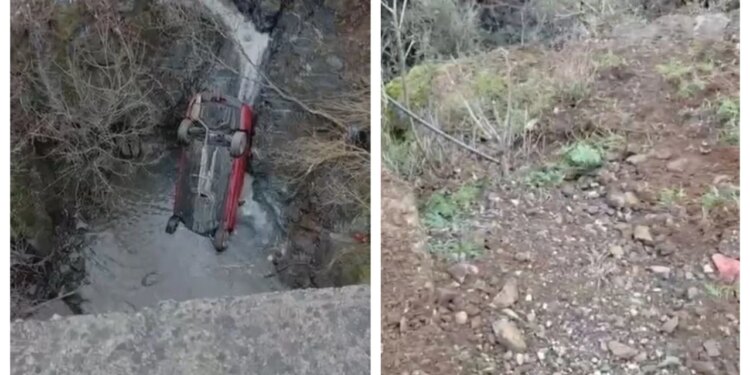 Automjeti përfundon në përrua në Mat, drejtuesi shpëton pa lëndime.