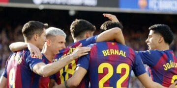 Barcelona përfiton nga gabimi i Osasunës, triumfon ndaj Levantes dhe rikthen vendin e parë në La Liga