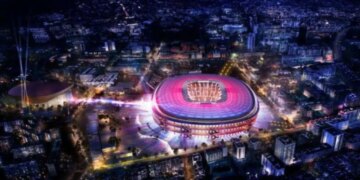 Barcelona propozon që finalja e Champions League e vitit 2029 të zhvillohet në “Spotify Camp Nou”-n e saj të ri.