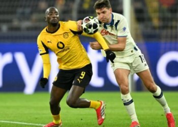 Berat Gjimshiti, kapiteni i Kombëtares, përjeton një mbrëmje të vështirë, pas dy gabimeve që çuan në golat e pësuar nga Dortmund në Champions.