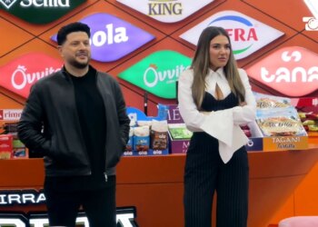 Elvana Gjata dhe Ermal Mamaqi i japin një ndalesë surprizuese shtëpisë së Big Brother VIP.