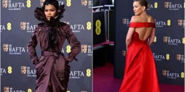 Foto: Fustane solemne dhe дизайнерские kreacione, veshjet që tërhoqën vëmendjen në BAFTA