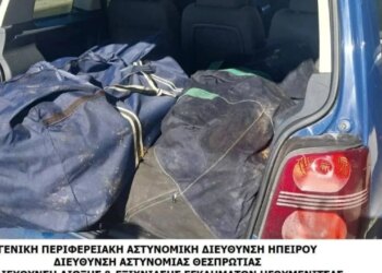 Kapet 75 kg marijuanë në kufirin mes Greqisë dhe Shqipërisë, arrestohet një individ nga policia greke.