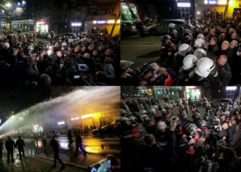 LIVE/ Protesta e opozitës përvijon tensionet, zjarri në vilën e ish-diktatorit Enver Hoxha. Policia përdor gaz lotsjellës dhe autobotë ujë, reagon Rama.