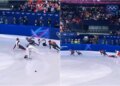 Lojërat Olimpike Dimërore / Patinatori "godet" kameramanin dhe përjashtohet nga gara – video