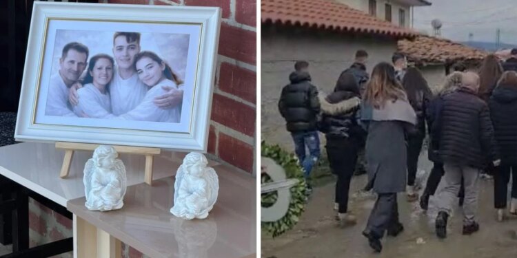 Me lot dhe dhimbje, katër anëtarët e familjes Kola përcillen në banesën e fundit.