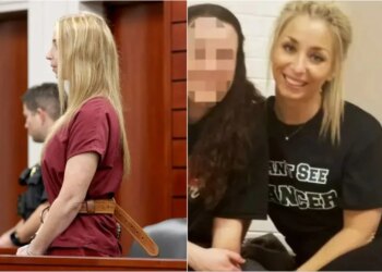 Mësuesja, e cila tradhtoi bashkëshortin me dy nxënës adoleshentë dhe mbeti shtatzënë, është dënuar me 10 vjet burg.