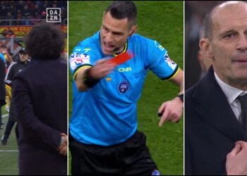 Milan, Massimiliano Allegri, tre kartona të kuq dhe tensioni i rritur, palë e nxehtë e trajnerit të kuqezinjve.