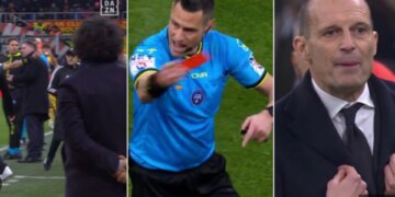 Milan, Massimiliano Allegri, tre kartona të kuq dhe tensioni i rritur, palë e nxehtë e trajnerit të kuqezinjve.