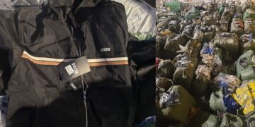 Nike, Adidas, Gucci, Dior, sekuestruan më shumë se 103 mijë palë veshje të falsifikuara në Durrës.