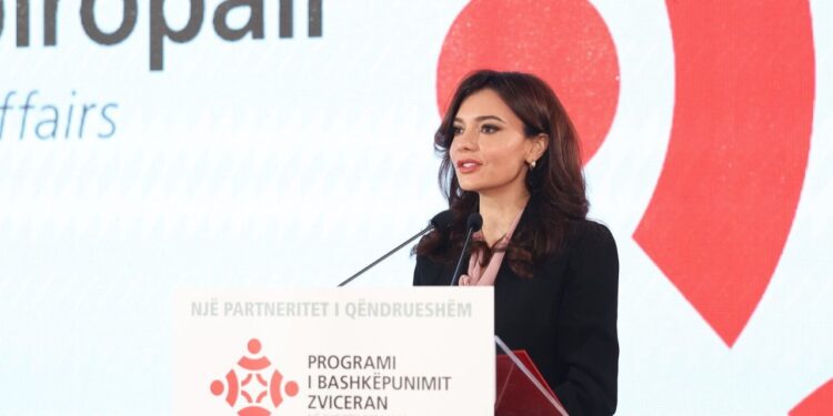 Prezantimi i Programit të Bashkëpunimit nga Zvicra, Spiropali: Partneriteti me Zvicrën është thelbësor për procesin e integrimit europian të Shqipërisë.