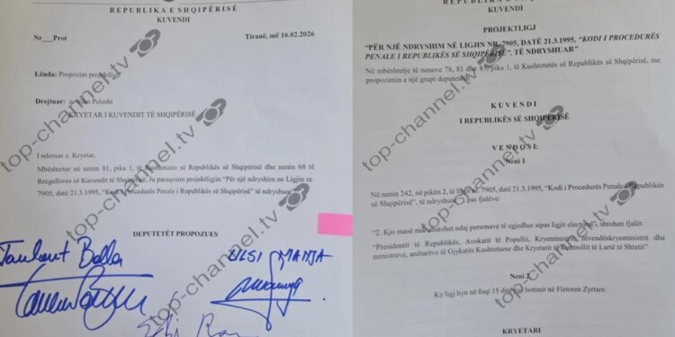 Propozimi i firmosur nga Rama, Balla dhe Manja zbardh ndalimin e pezullimit nga ana e gjykatës për udhëheqësit e shtetit, duke përfshirë gjithashtu anëtarët e Gjykatës Kushtetuese.