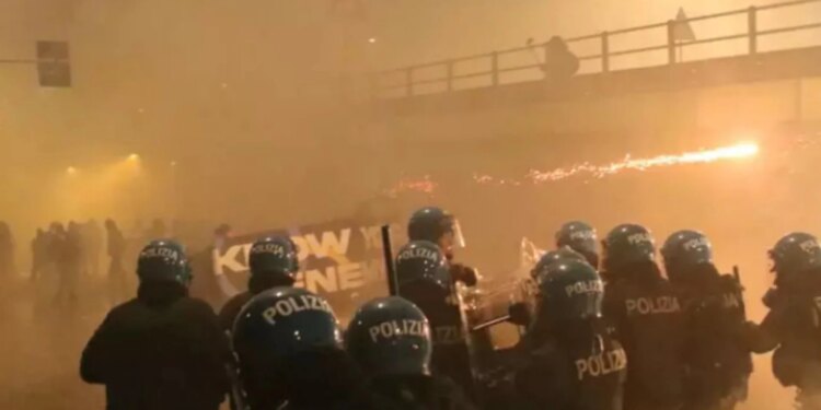Protestë ndaj Lojrave Olimpike, përplasje në Milano, disa të arrestuar.