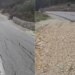 Rruga Vllahinë-Poçem pëson dëmtime, asfalti ç’ahet dhe mjeteve u vështirësohet qarkullimi.