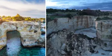 Shembet "Harku i të dashuruarve" në Itali në Ditën e Shën Valentinit, stuhitë shkatërrojnë simbolin e Salentos.