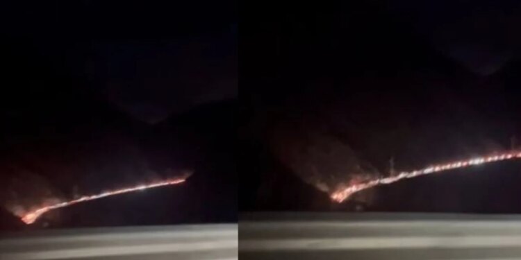 Video-lajm: Bllokimi i rrugës Librazhd-Përrenjas, radhë e gjatë kilometrike nga Korça drejt Tiranës