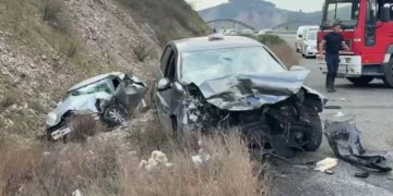 Aksident i rëndë në rrugën Milot–Rrëshen, katër persona të lënduar