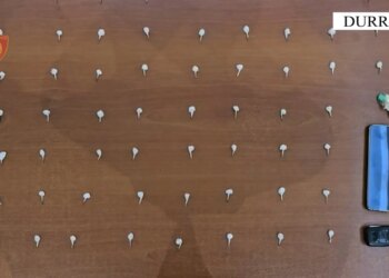 Arrestohet 36-vjeçari në Durrës, i kapur në flagrancë gjatë shitjes së kokainës