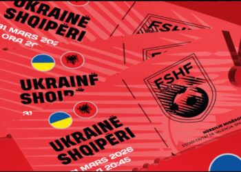 Biletat për miqësoren Ukrainë-Shqipëri, e cila do të zhvillohet në Valencia, janë në shitje.