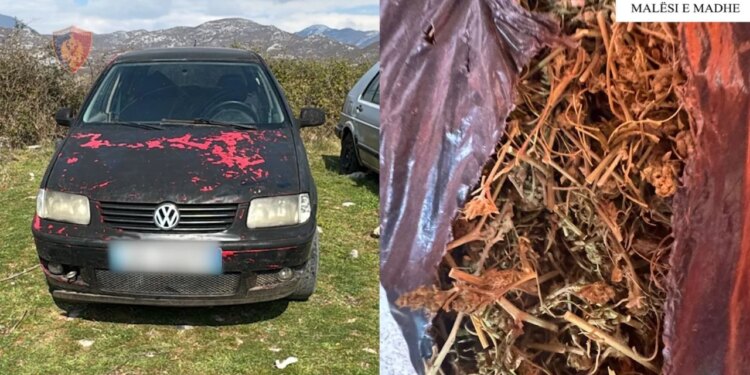 Dy automjete të vjedhura në Malësi të Madhe, 22-vjeçari arrestohet. Arrestohen xhaxhallarët e tij për posedim të drogës dhe armëve pa leje.