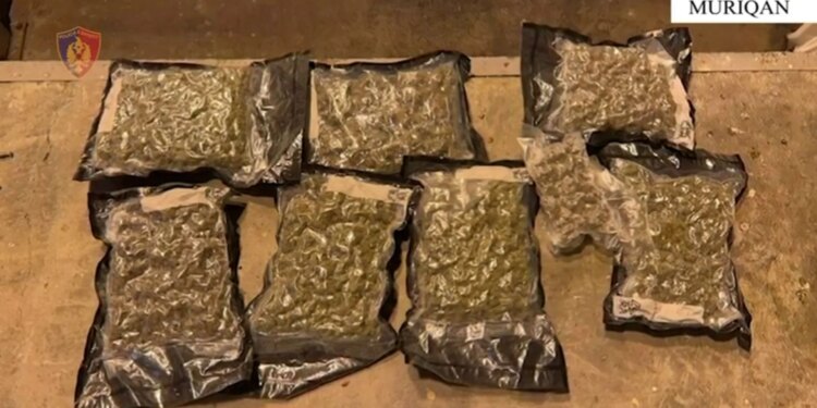 Dy persona janë arrestuar në Muriqan pas gjetjes së 4.2 kg kanabis të fshehur në një automjet.