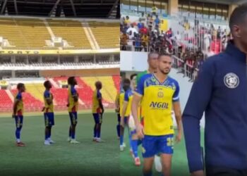 E çuditshme në Angola, ekipi ‘gabon’ stadiumin, rivalët e vet në fushë fitojnë ndeshjen përmes diskutimeve administrative.