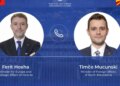 Hoxha bën telefonatë me homologun Mucunski: Rëndësia strategjike e integrimit të Shqipërisë dhe Maqedonisë së Veriut për rajonin dhe BE-në.