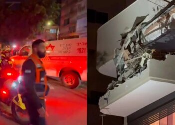 Irani lëshon breshëri raketash ndaj Izraelit, ndërlidhje fatale për një çift të moshuar në Tel Aviv.