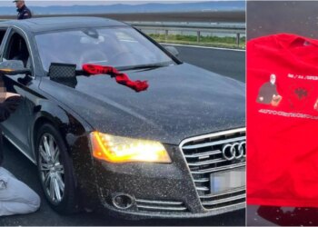 Katër shqiptarë arrestohen në Serbi pasi përdorën simbole të Shqipërisë së Madhe: Video me ngjyrat kuqezi publikuar.