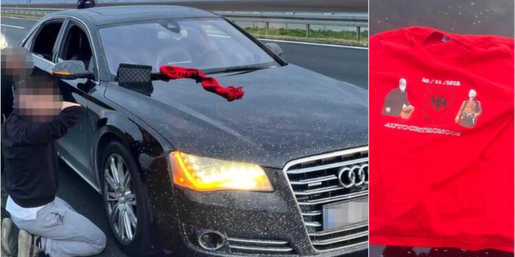 Katër shqiptarë arrestohen në Serbi pasi përdorën simbole të Shqipërisë së Madhe: Video me ngjyrat kuqezi publikuar.