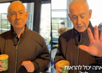 Kryeministri izraelit, i cili u përfol se ishte vrarë gjatë një sulmi iranian, shfaqet duke pirë kafe me qetësi dhe duke bërë shaka, videoja publikohet.