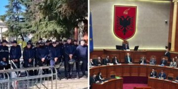 LIVE/ PS hedh poshtë kërkesën e SPAK për arrestimin e Ballukut me 82 vota. Spiropali, Xhafaj dhe ministri Gonxhe nuk ishin të pranishëm. Opozita bllokon seancën, ndërsa PS vazhdon me votimin e projekteve të rendit të ditës. PD organizon protestë para Parlamentit.