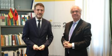 Ministri Hoxha në Institutin Mbretëror Elcano në Madrid: Zgjerimi i BE-së në Ballkanin Perëndimor si një imperativ strategjik