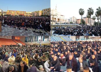 Pas përfundimit të muajit të shenjtë të Ramazanit, besimtarët muslimanë festojnë sot Fitër Bajramin. Më poshtë tregohet si është pritur kjo festë në qytetet e Shqipërisë.