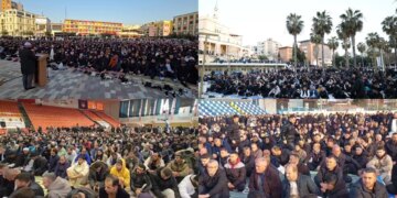 Pas përfundimit të muajit të shenjtë të Ramazanit, besimtarët muslimanë festojnë sot Fitër Bajramin. Më poshtë tregohet si është pritur kjo festë në qytetet e Shqipërisë.