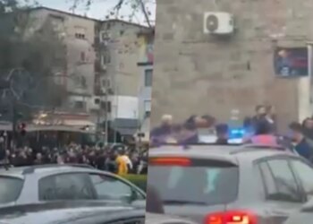 Pasi u zhvillua ndeshja midis Tiranës dhe Elbasanit, ndodhi një përleshje mes tifozëve, e cila rezultoi me shoqërimin e disa individëve.