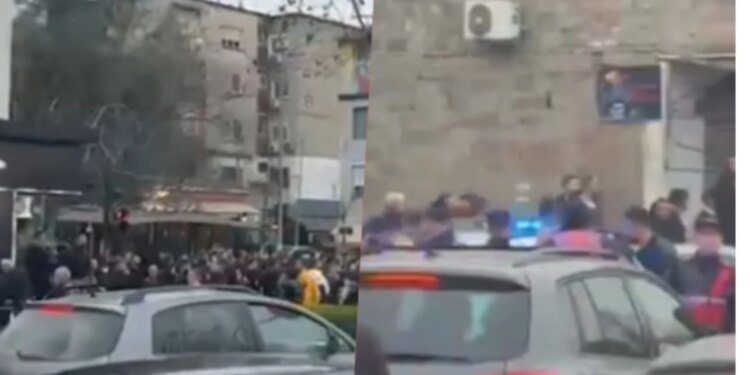 Pasi u zhvillua ndeshja midis Tiranës dhe Elbasanit, ndodhi një përleshje mes tifozëve, e cila rezultoi me shoqërimin e disa individëve.