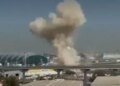 Publikohet videoja e momentit kur droni iranian godet afër Aeroportit të Dubait.