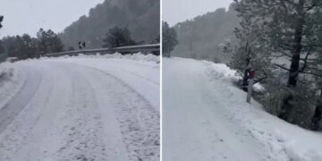 Qafa e Llogarasë, reshje të ulëta deri në mesatar të dëborës